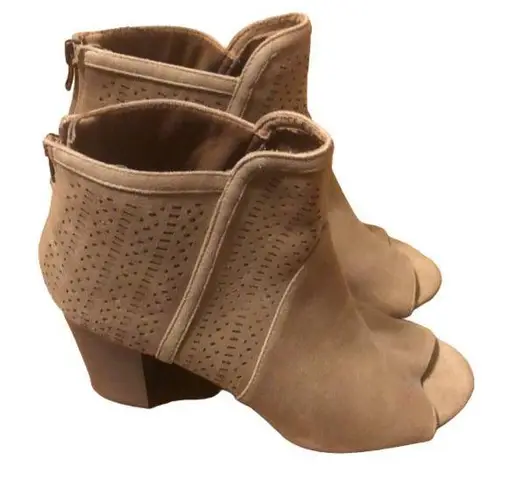 American Eagle  Paloma Tan Open Toe Bootie Size 10 NWOT