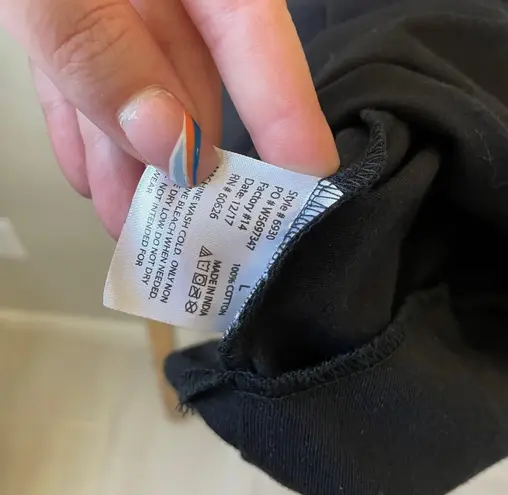 Thomas Rhett “Life Changes” Black and White Graphic Baseball Tee 3/4 Sleeve Top