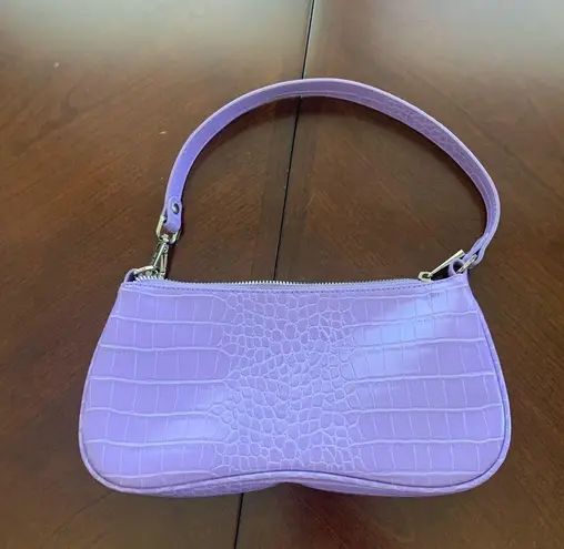 JW Pei purple baguette bag