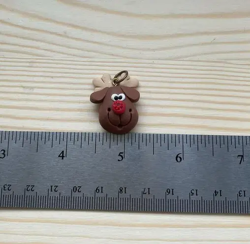 Rudolph The Red Nosed Reindeer Charm Pendant