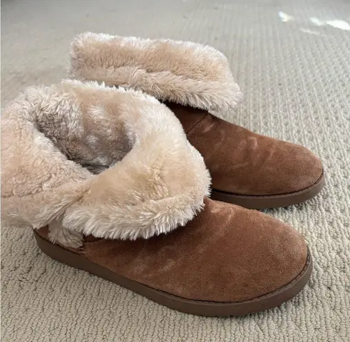 Fur lined boots Size 10
