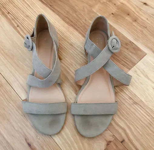 A New Day Suede Strappy Sandals