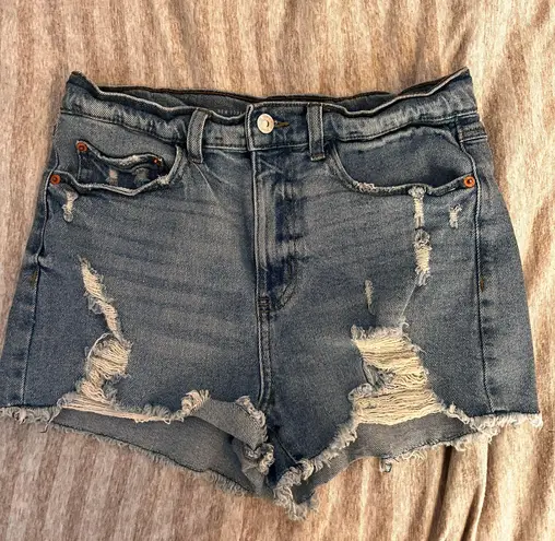 REWASH Super High Rise Mom Jean Shorts