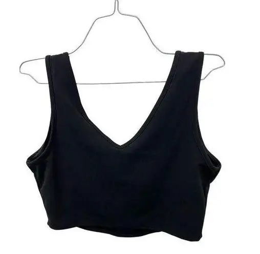 NWT 21 Saints Crop Top XL Black Double V