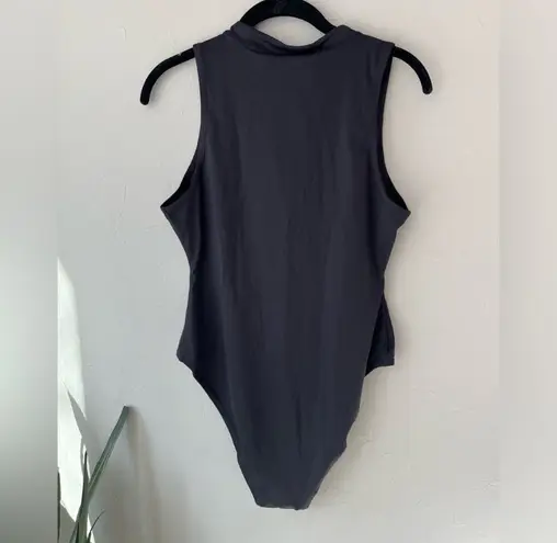 SKIMS Zip Front Sleeveless One-Piece Swimsuit S