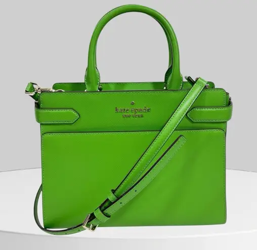 Kate Spade Staci Medium Satchel in a green