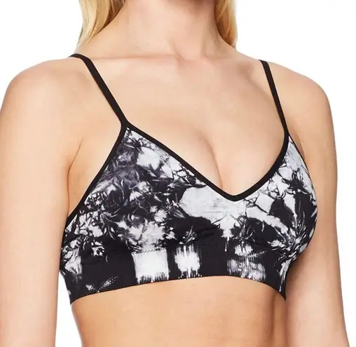 New Mae Women’s Seamless Black Tie Dye Bralette size M Size M
