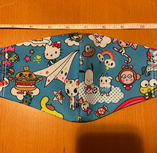 Handmade Adult Tokidoki print face mask