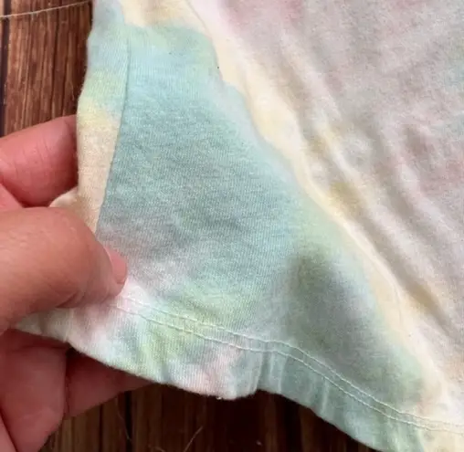 Love Tribe Friends Womens Short Sleeve Round Neck Tie Dye T-Shirt Size 3X