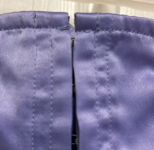 Pretty Little Thing Lilac Satin Hook & Eye Corset- - Image 5