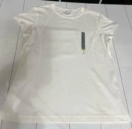 Tek Gear  White Athletic Shirt Size Large NWT