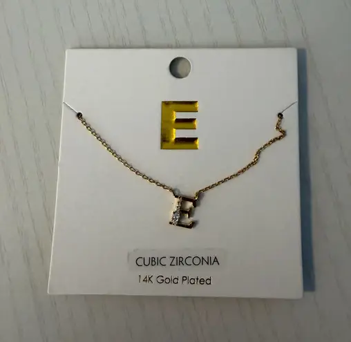 Francesca's E necklace 