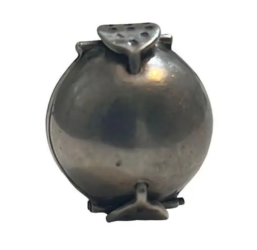 925 Mexico Sterling Silver Photo Ball Pendent 6 Photos Vintage Locket