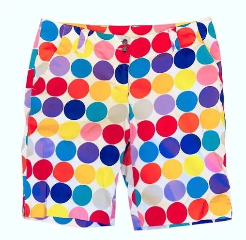 Loudmouth Golf Disco Shorts Bermuda Multicolor Dots 8