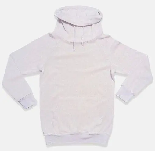 MV Sport 4/$15 DRAWSTRING COWL NECK LIGHTWEIGHT SWEATER IN LAVENDER.