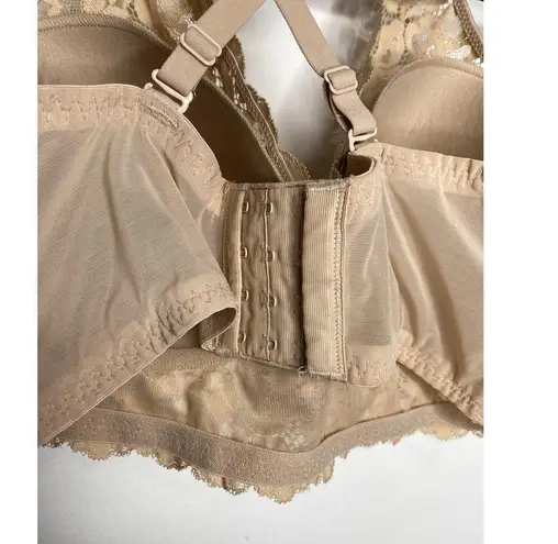 Maidenform Pure Comfort Lightly Lined Nude Bralette DM1188 Women's Size 38D