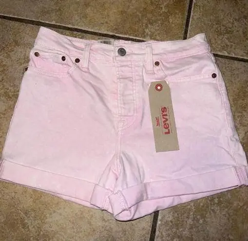 Levi's Levi’s Wedgie Shorts Size 29 NWT Pink