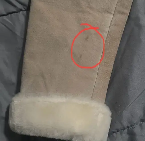 Massini Vintage Suede Leather Coat