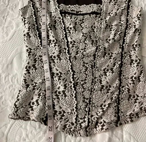 Kay Celine Deadstock 80’s Vintage Corset Style Coquette Lace Top