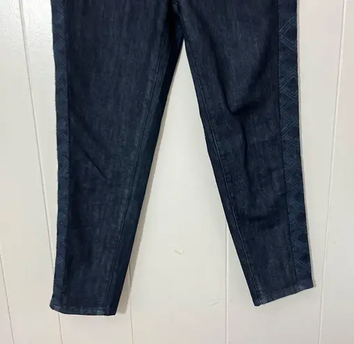 Coldwater Creek Jeans Women's Blue Denim Tuxedo Ankle Jeans Size 4P NWT