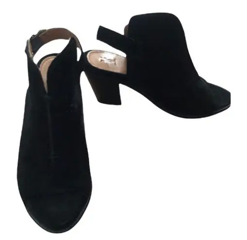 Frye Courtney Sling back Block Heel shoe 7 bootie shootie boot peep toe Size undefined 80 From Kristin