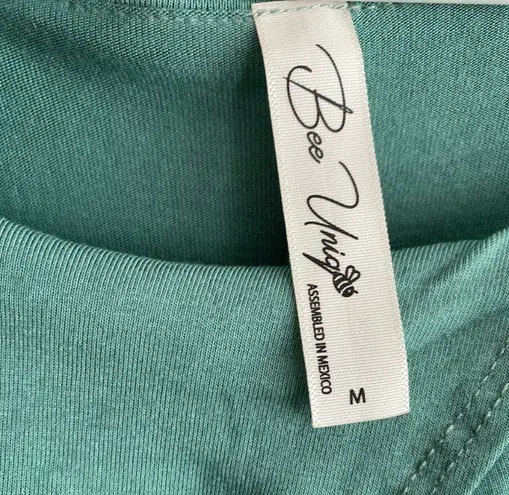 Bee Uniq 🆕Dusty Green Ruffle-Accent Cold Shoulder Maxi M🆕