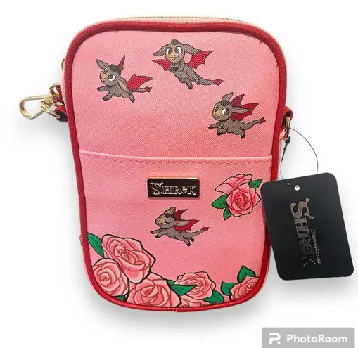 Shrek Donkey & Dragon Floral Crossbody Bag