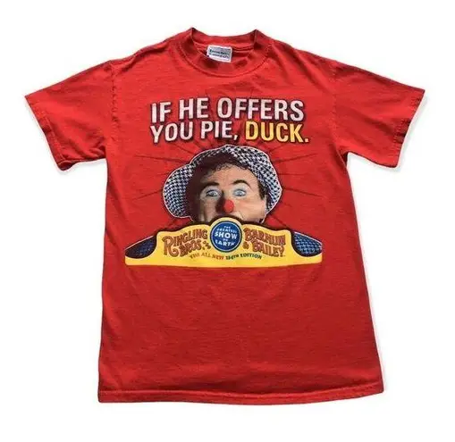 🔃Ringling Bros & Barnum & Bailey Circus Short Sleeve Shirt Red
