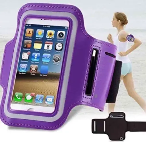 iPhone/Galaxy Sport Gym Exercise Armband Purple