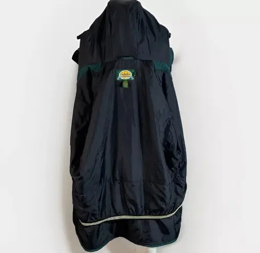 Cabela's jacket and detachable vest size L tall green/black