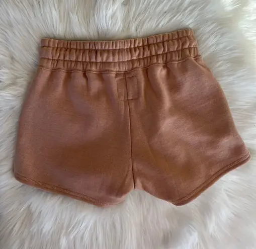 Comfy And Ready Terry Shorts In Blush Size Small