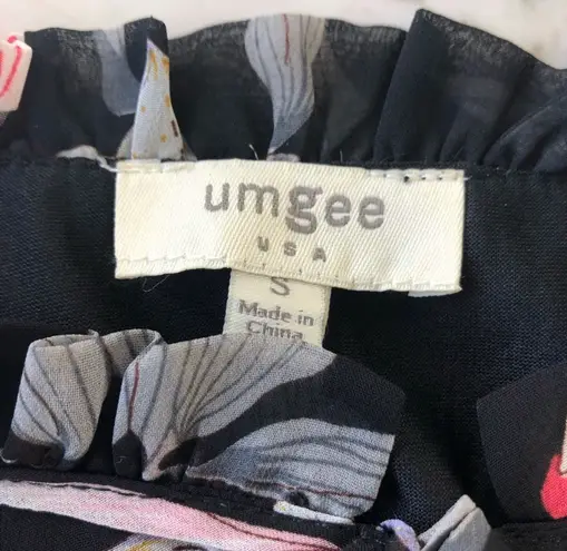 Umgee Floral Bell Sleeve Shift Dress