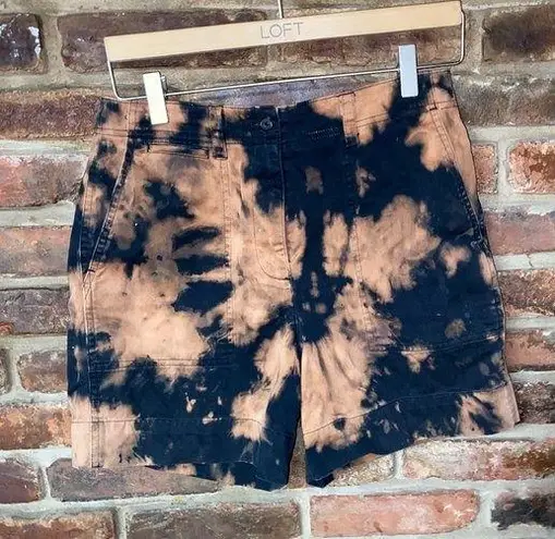 Ralph Lauren Lauren  Custom Bleach Tie Dyed Shorts