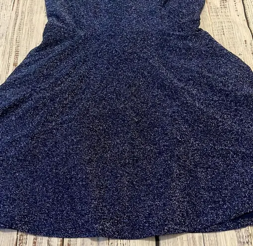 Navy Blue Sparkle Dress size Large