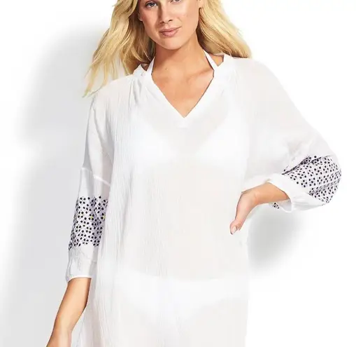 Seafolly NWT New Folk Embroidery Dress Size Xs