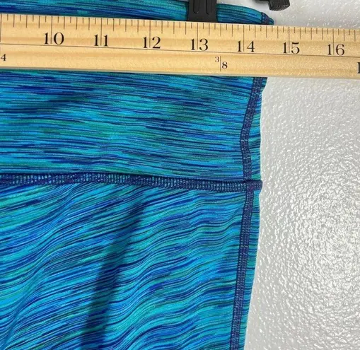 prAna Caraway Tight Leggings Womens Small Indigo Blue Stretch Performance Fleece