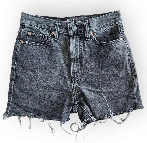 Urban Outfitters  BDG Black Cut Off High Waisted Mom Jean Shorts 26