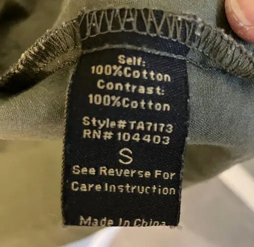 Womens "Mine" Olive Green Hooded Jacket