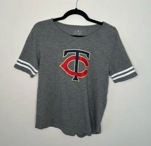 Women's MLB Minnesota Twins Gray Tee