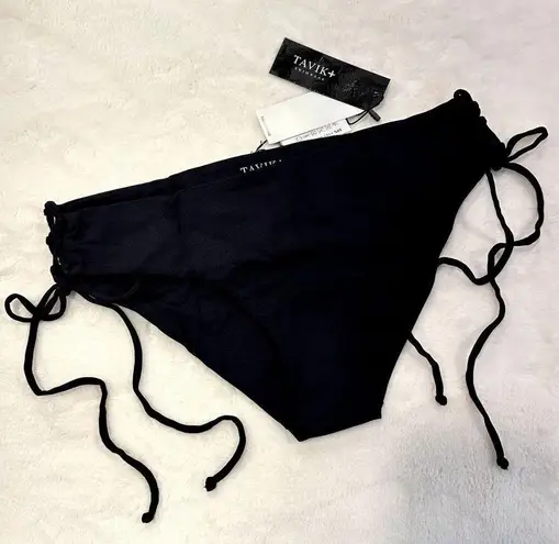 NWT Tavik Bebe Full Bikini Bottom in Black