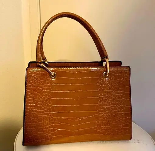 New Copper Top Handle Flap Crossbody