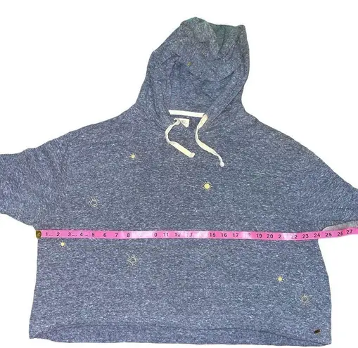 O'Neill O’Neill crop top hoodie grey with gold suns size XL