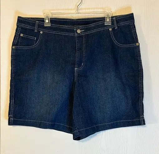 Just My Size Women's Dark Blue Jean Shorts