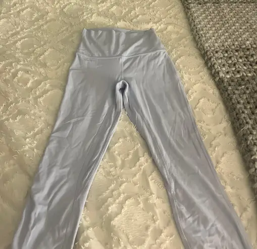 Lululemon Cropped Leggings Light Blue