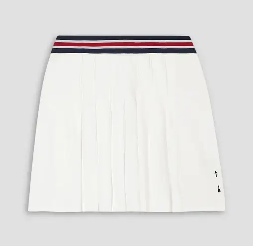 THE UPSIDE Love Charlie Striped Pleated Cotton