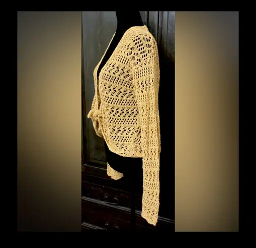 Liz Lange size XL golden brown sweater cardigan