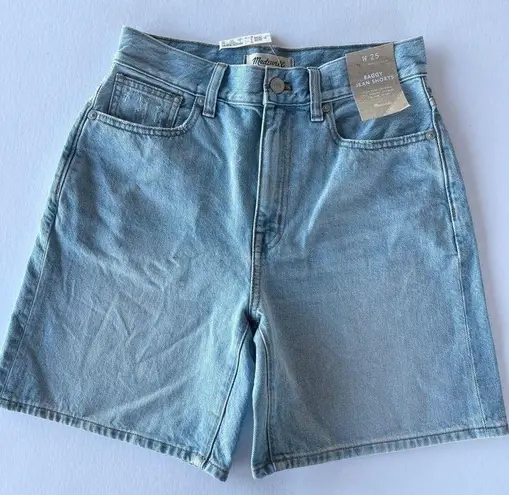 Madewell Baggy Jean Shorts Bessemund Wash 25 NWT