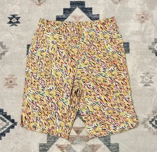 EP New York Rainbow Spotted Shorts Womens SZ Small S Golf Tennis Pockets Red