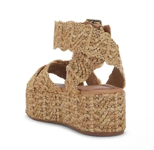 Schutz New in Box Jami Platform Sandal in Arenito Sz 8.5 $218