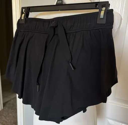 Free People movement skort with drawstring in small Black